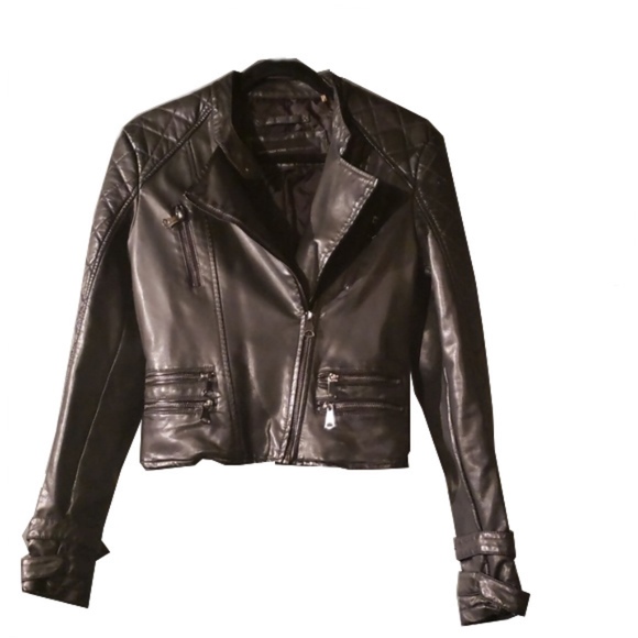 Andrew Marc Jackets & Blazers - 💋 MARC NEW YORK Faux Leather Moto Jacket